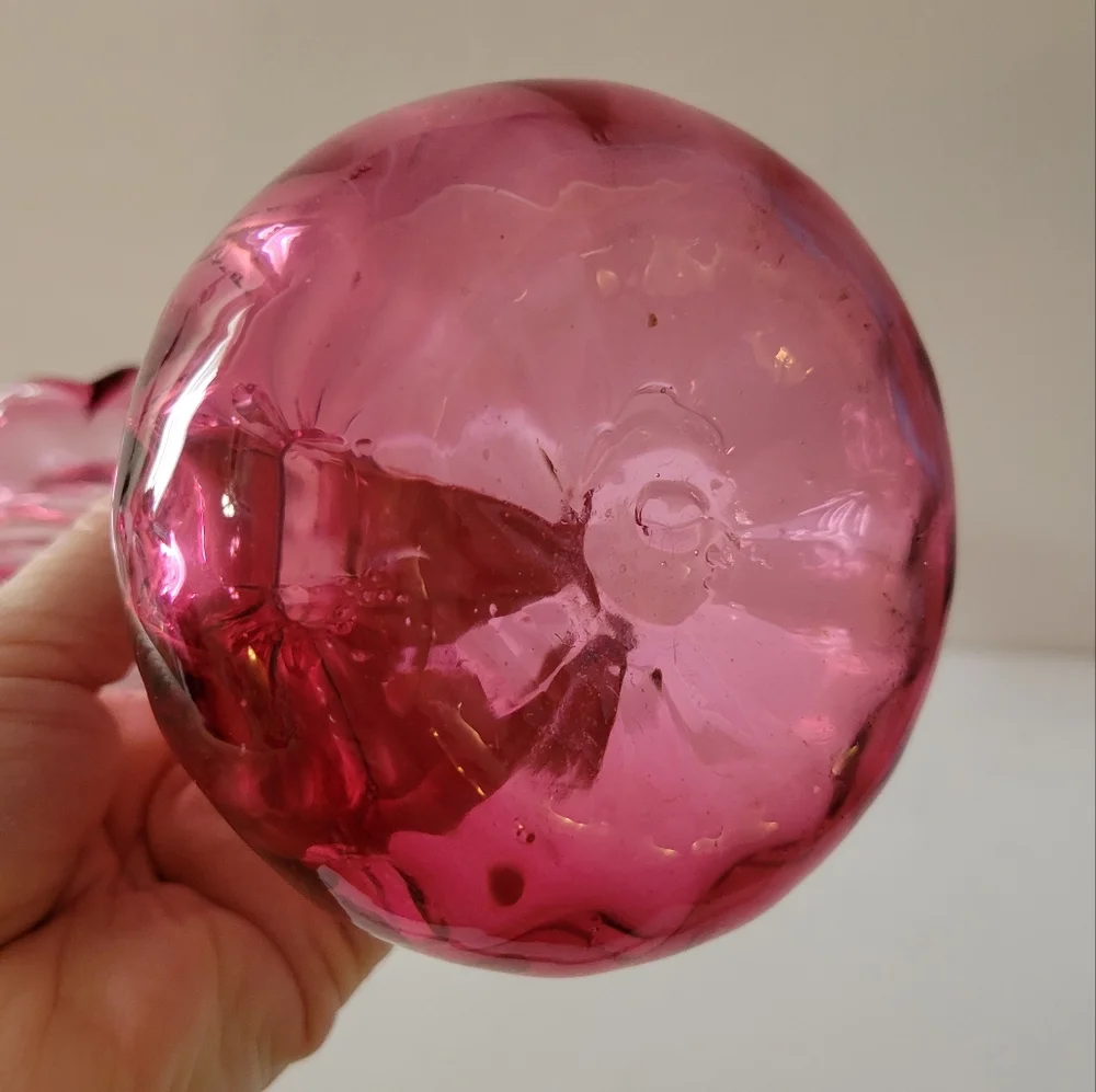 Vintage Hand Blown Glass Vase